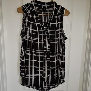 Dressy sleeveless shirt